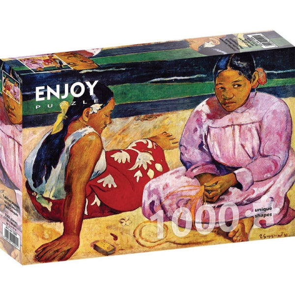 Enjoy Paul Gauguin Tahitian Women on the Beach 1000pc Jigsaw Puzzle