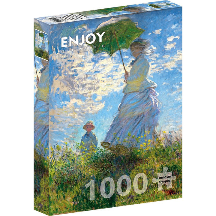 Enjoy Claude Monet Woman with a Parasol 1000pc Jigsaw Puzzle