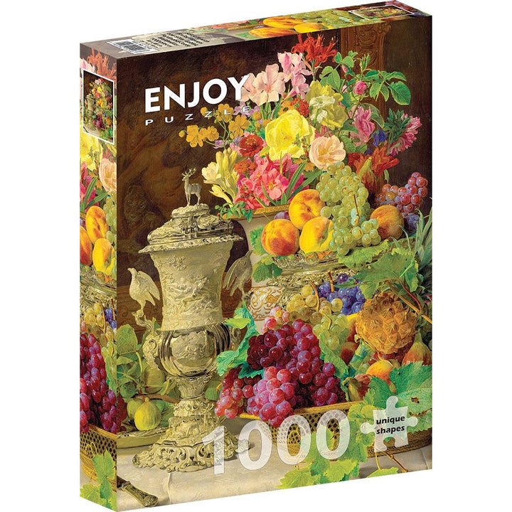 Enjoy Ferdinand Georg Waldmuller Still Life with Fruits 1000pc Jigsaw Puzzle