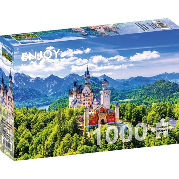 Enjoy Neuschwanstein Castle in Summer Germany 1000pc Jigsaw Puzzle