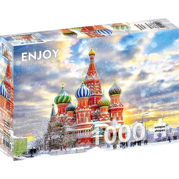 Enjoy Saint Basils Cathedral Moscow 1000pc Jigsaw Puzzle