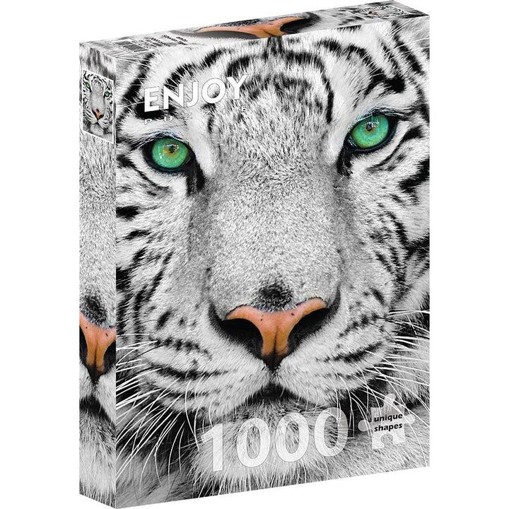 Enjoy 1257 White Siberian Tiger 1000pc Jigsaw Puzzle