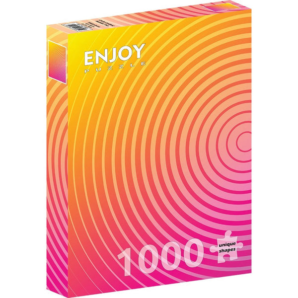 Enjoy 1305 Circle Gradient Number Two 1000pc Jigsaw Puzzle