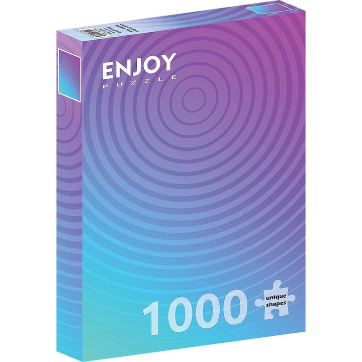 Enjoy 1308 Circle Gradient Number Three 1000pc Jigsaw Puzzle