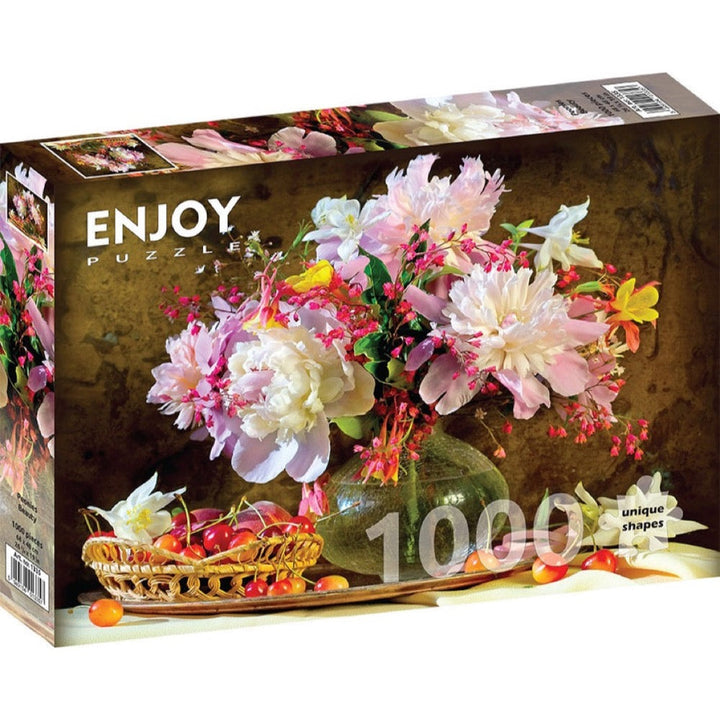 Enjoy Peonies Beauty 1000pc Jigsaw Puzzle