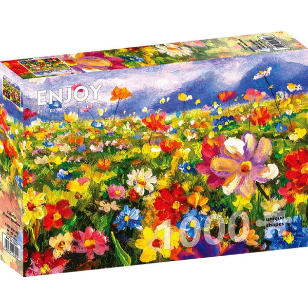 Enjoy Colourful Flower Meadow 1000pc Jigsaw Puzzle