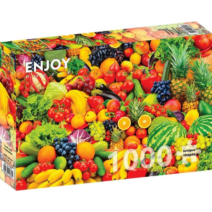 Enjoy Fruits and Vegetables 1000pc Jigsaw Puzzle