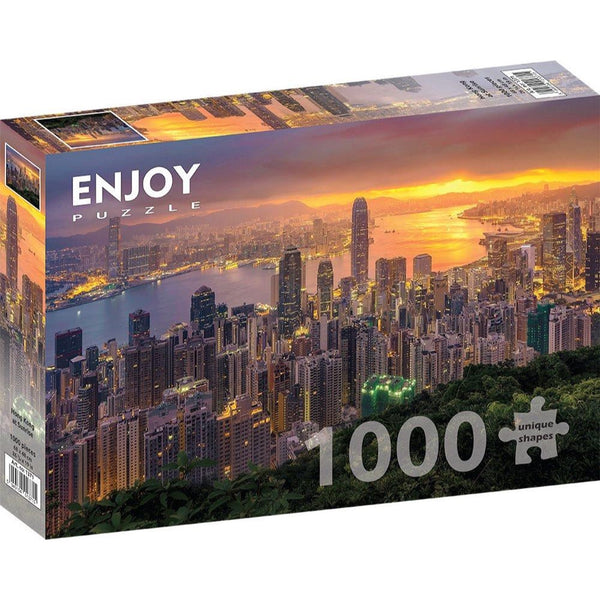 Enjoy Hong Kong at Sunrise 1000pc Jigsaw Puzzle