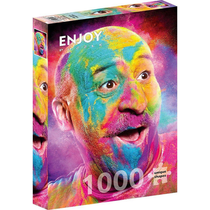 Enjoy Bald Man Laughing 1000pc Jigsaw Puzzle