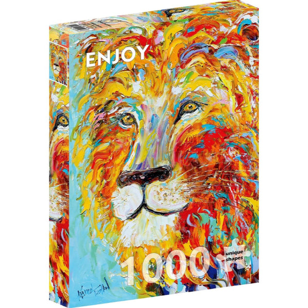 Enjoy Colourful Lion 1000pc Jigsaw Puzzle