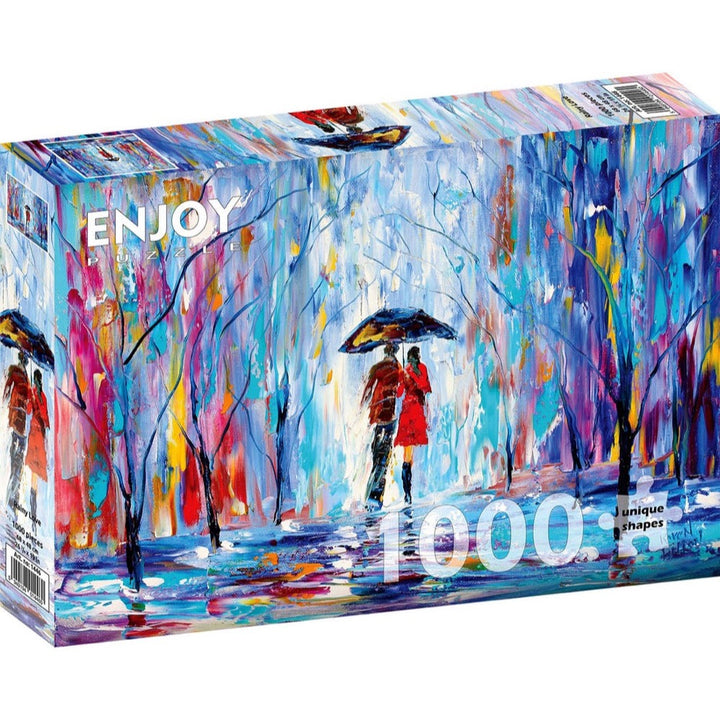 Enjoy Rainy Love 1000pc Jigsaw Puzzle