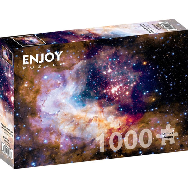 Enjoy Star Cluster in the Milky Way Galaxy 1000pc Jigsaw Puzzle