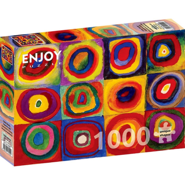 Enjoy Colour Study Squares with Concentric Circles Wassily Kandinsky 1000pc Jigsaw Puzzle