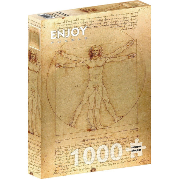 Enjoy The Vitruvian Man 1000pc Jigsaw Puzzle