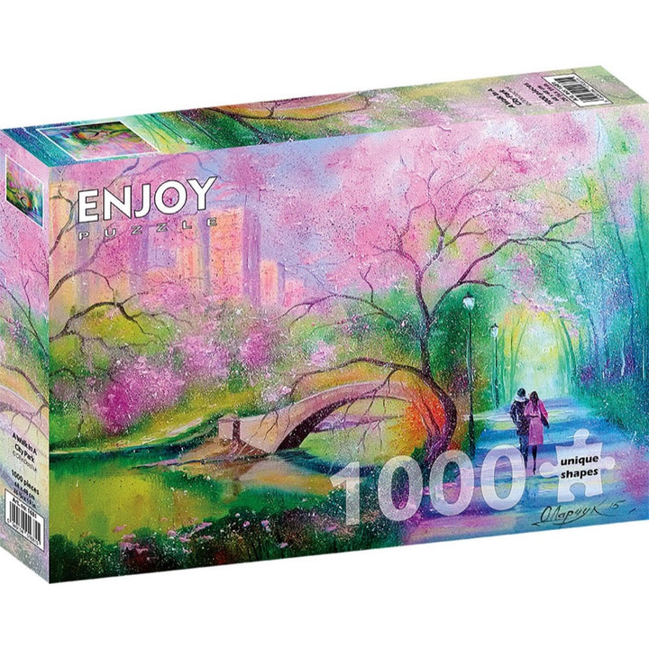 Enjoy 1681 A Walk In A City Park 1000pc Jigsaw Puzzle