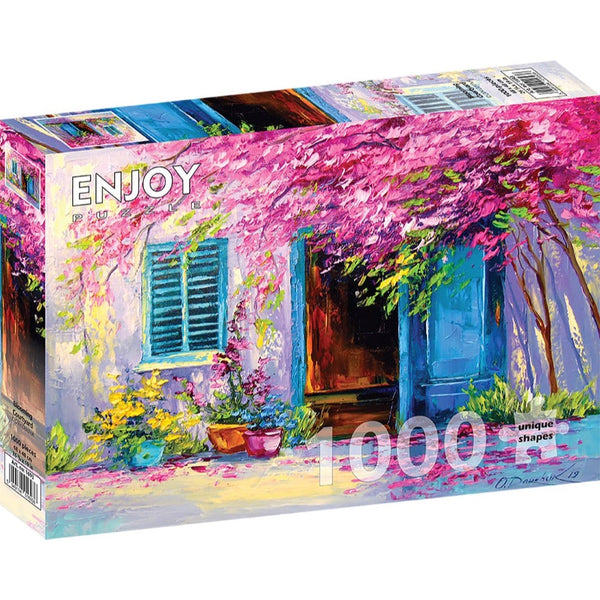 Enjoy 1693 Blooming Courtyard 1000pc Jigsaw Puzzle