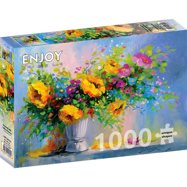 Enjoy Bouquet with Yellow Flowers 1000pc Jigsaw Puzzle