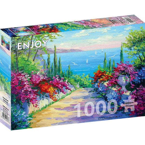 Enjoy Sunny Road to the Sea 1000pc Jigsaw Puzzle