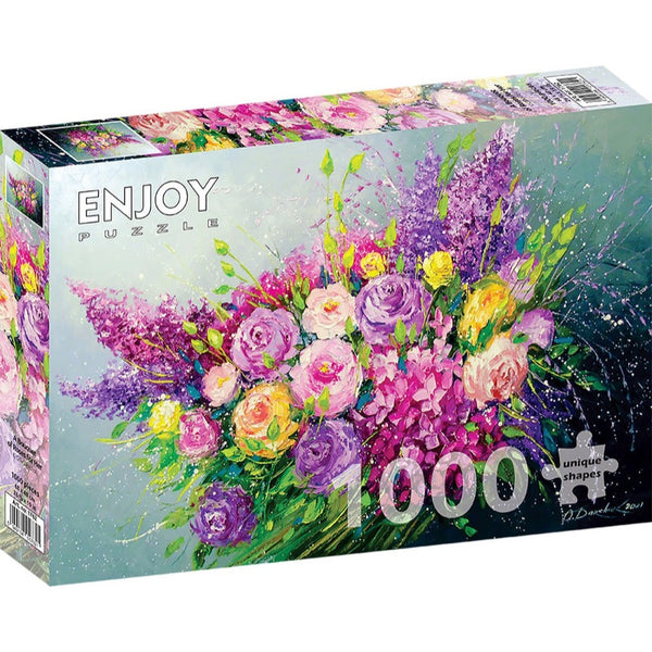 Enjoy A Bouquet of Roses for Her 1000pc Jigsaw Puzzle