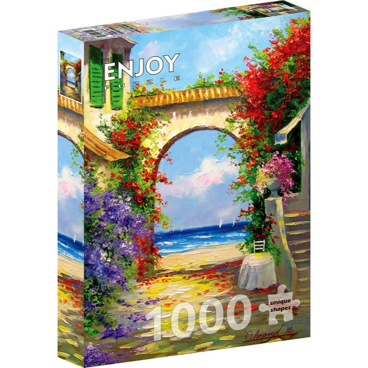 Enjoy At the Sea Shore 1000pc Jigsaw Puzzle