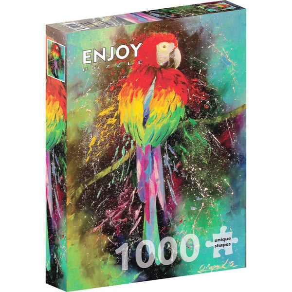 Enjoy Colourful Parrot 1000pc Jigsaw Puzzle