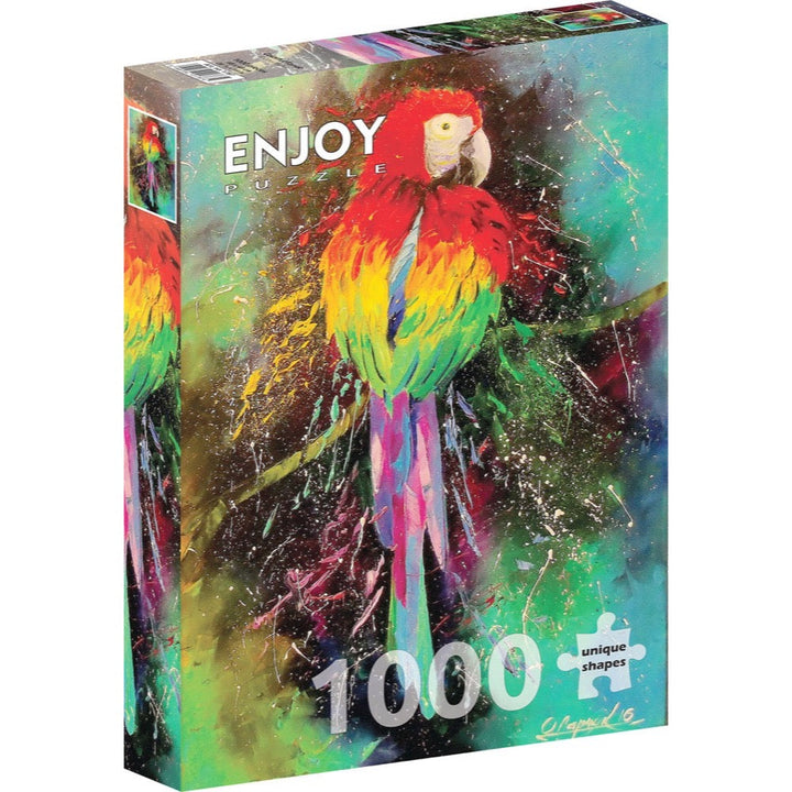 Enjoy Colourful Parrot 1000pc Jigsaw Puzzle