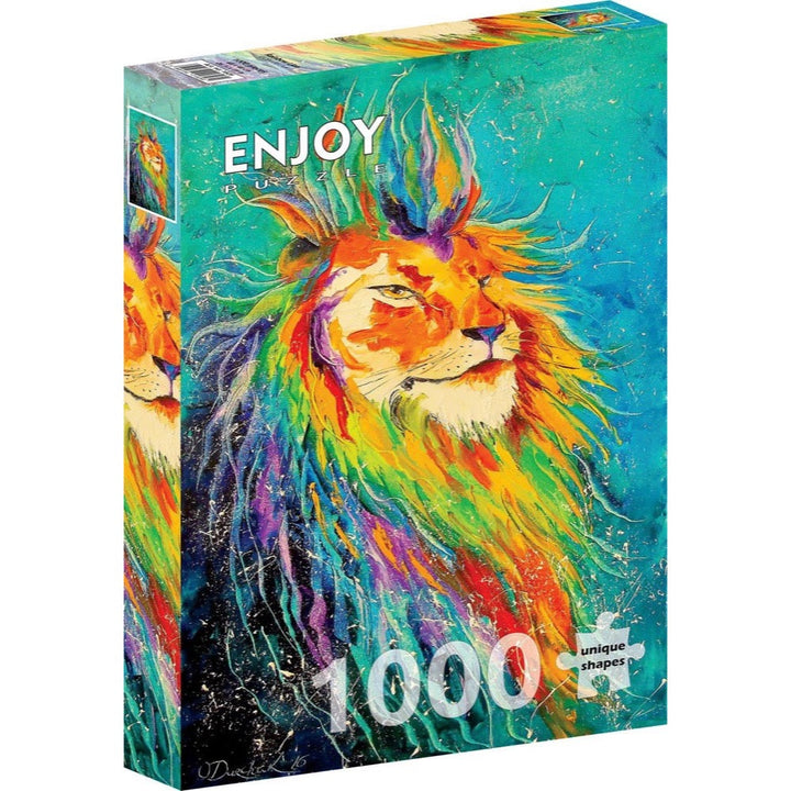 Enjoy Rainbow Lion 1000pc Jigsaw Puzzle