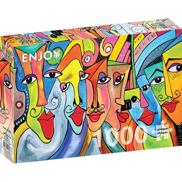 Enjoy Faces of Life 1000pc Jigsaw Puzzle