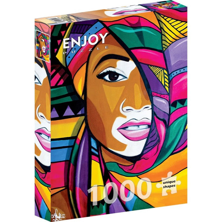 Enjoy African Beauty 1000pc Jigsaw Puzzle