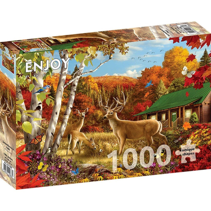 Enjoy Somewhere in a Field 1000pc Jigsaw Puzzle