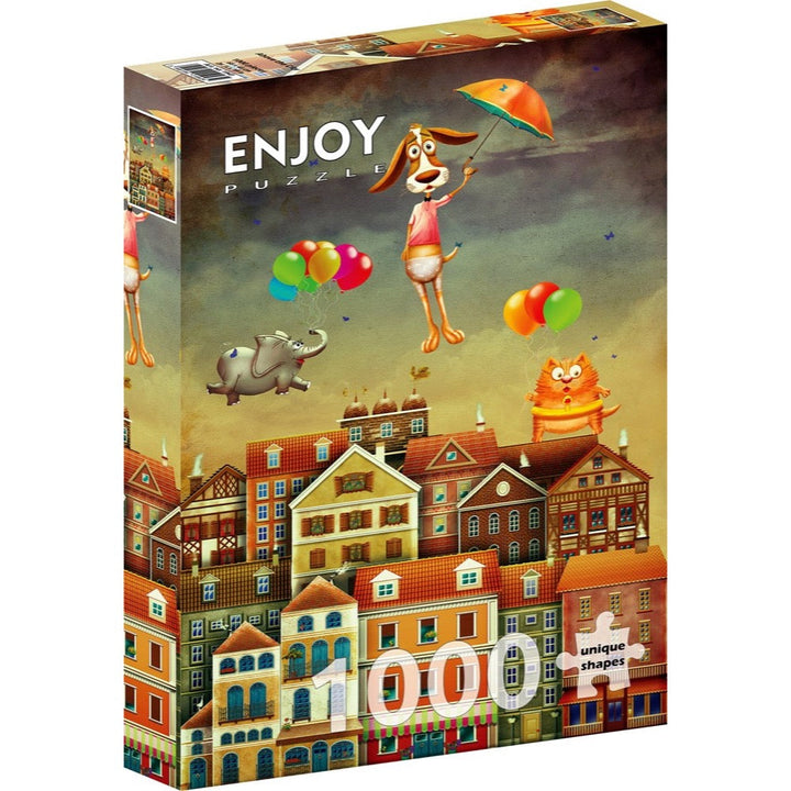 Enjoy 1943 Above the City 1000pc Jigsaw Puzzle