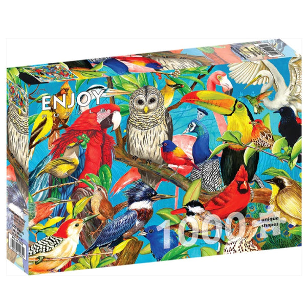 Enjoy Feathered Frenzy 1000pc Jigsaw Puzzle