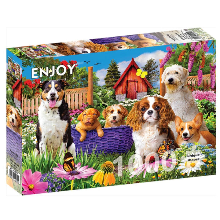 Enjoy Puppy Patch 1000pc Jigsaw Puzzle