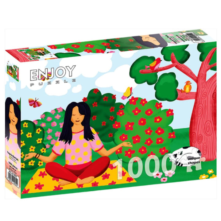 Enjoy Yoga in the Park 1000pc Jigsaw Puzzle