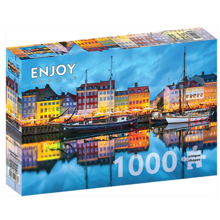 Enjoy Copenhagen Old Harbor 1000pc Jigsaw Puzzle