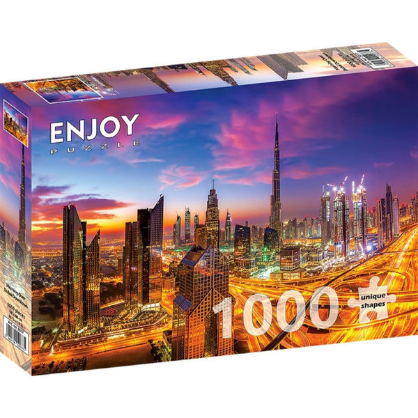 Enjoy Morning Over Dubai Downtown 1000pc Jigsaw Puzzle