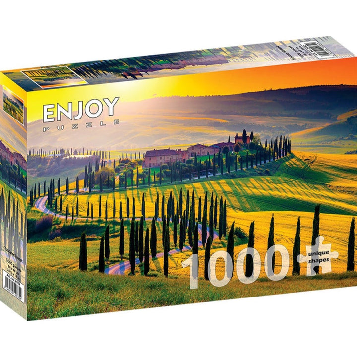 Enjoy Tuscany Sunset 1000pc Jigsaw Puzzle