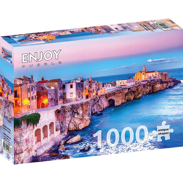 Enjoy 2086 Vieste on the Rocks Italy 1000pc Jigsaw Puzzle