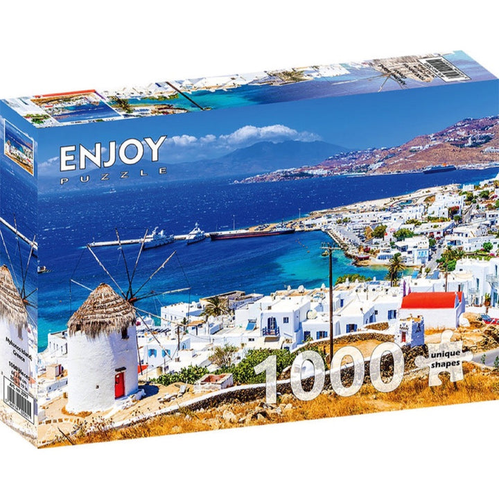 Enjoy Mykonos Island Greece 1000pc Jigsaw Puzzle