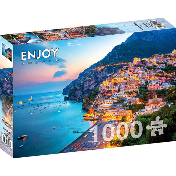 Enjoy Positano at Dusk Italy 1000pc Jigsaw Puzzle