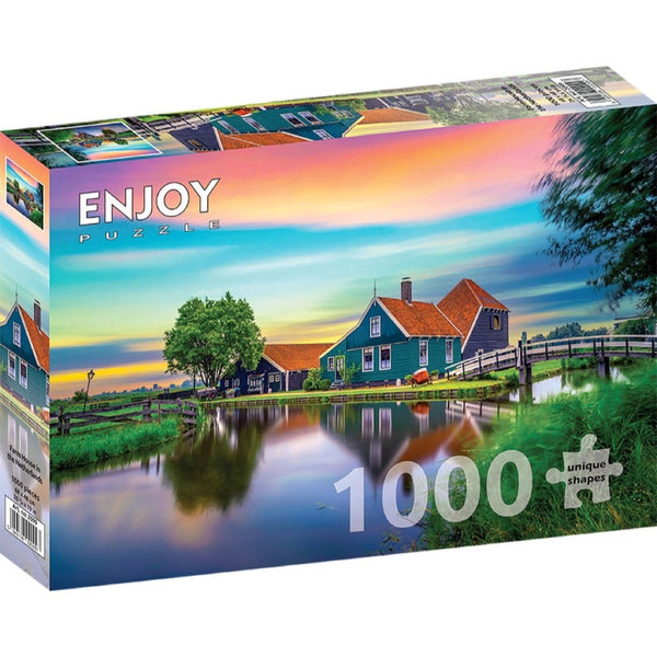 Enjoy Farm House in the Netherlands 1000pc Jigsaw Puzzle