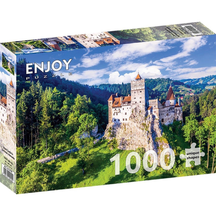 Enjoy Bran Castle in Summer Romania 1000pc Jigsaw Puzzle