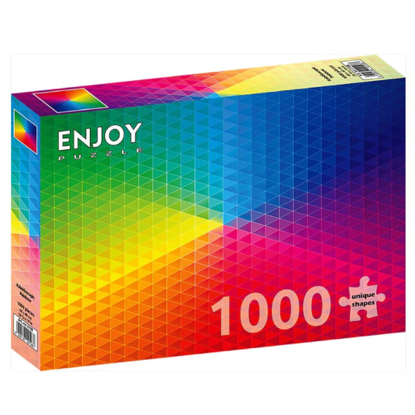 Enjoy Kaleidoscopic Rainbow 1000pc Jigsaw Puzzle