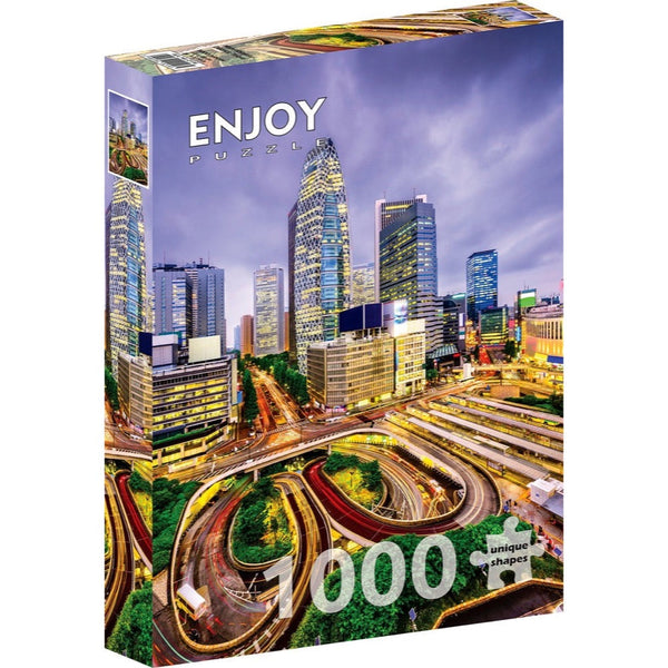 Enjoy Nishi-Shinjuku District Tokyo 1000pc Jigsaw Puzzle