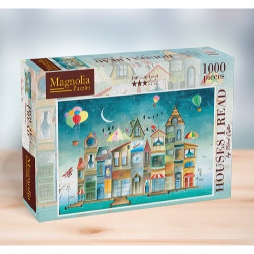 Magnolia 1014 Houses I Read Nihal Cifter Special Edition 1000pc Jigsaw Puzzle