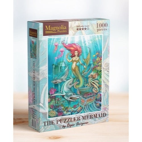 Magnolia 1031 The Puzzler Mermaid Ozgur Gucuyener Special Edition 1000pc Jigsaw Puzzle