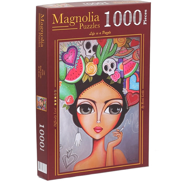 Magnolia Puzzle 1701 Frida Romi Lerda Special Edition 1000pc Jigsaw Puzzle