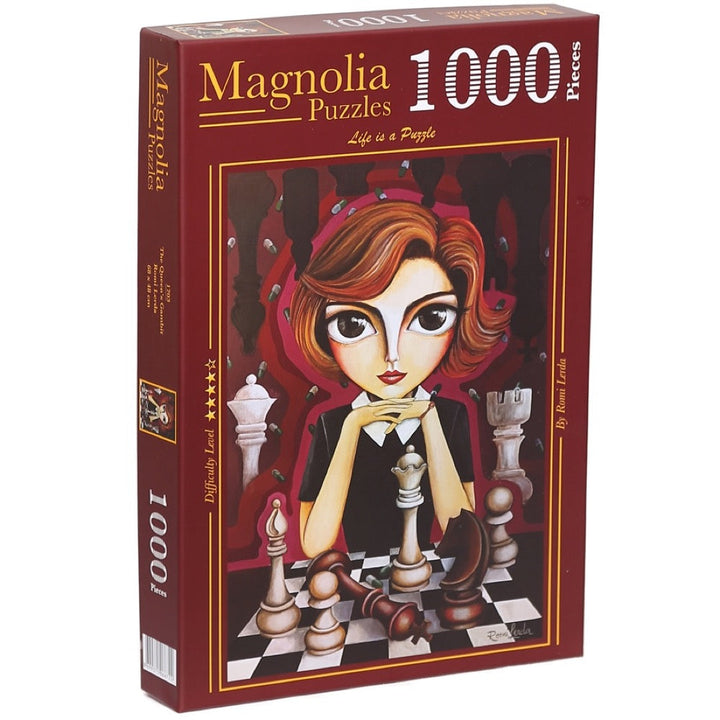 Magnolia Puzzle 1703 The Queens Gambit Romi Lerda Special Edition 1000pc Jigsaw Puzzle