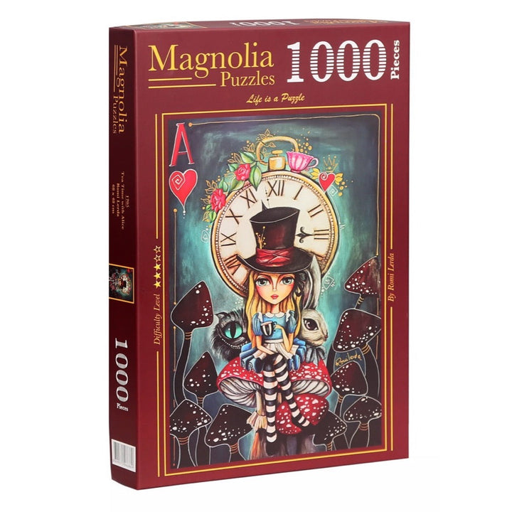 Magnolia Puzzle 1705 Tea Time with Alice Romi Lerda Special Edition 1000pc Jigsaw Puzzle