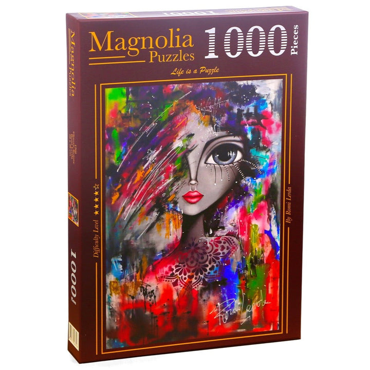 Magnolia Puzzle 1706 Chaotic Beauty Romi Lerda Special Edition 1000pc Jigsaw Puzzle